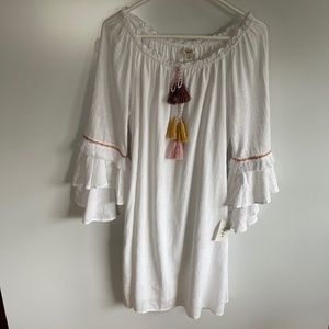 NWT Style & Co‎ boho beach coverup dress Size M